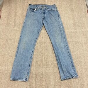 Levi's 501 Jeans Mens 32x32 Blue 2000s Button Fly